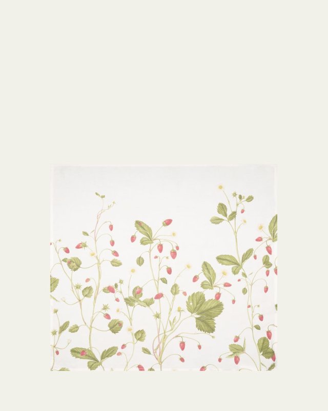 Fraises des Bois Linen Napkin